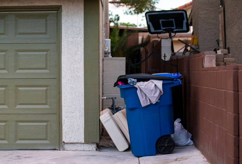 The Las Vegas home where the burned body of Daniel Halseth was found is pictured on Monday, Apr ...
