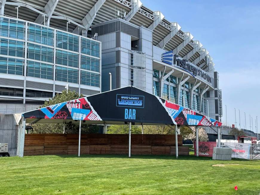 Cleveland prepares to host this week's NFL draft. (Sam Gordon/Las Vegas Review-Journal)