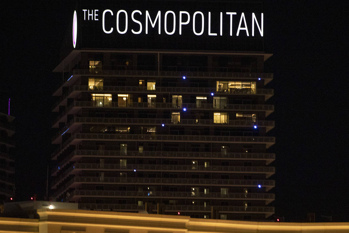 The Cosmopolitan on Monday, Dec. 16, 2019, in Las Vegas. (Ellen Schmidt/Las Vegas Review-Journa ...