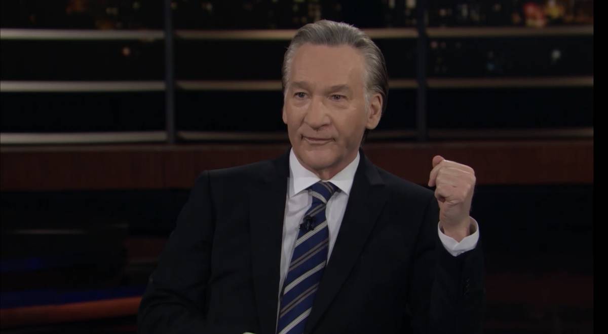 Bill Maher is shown in screen catch during the broadcast of HBO's "Real Time With Bill Maher" o ...