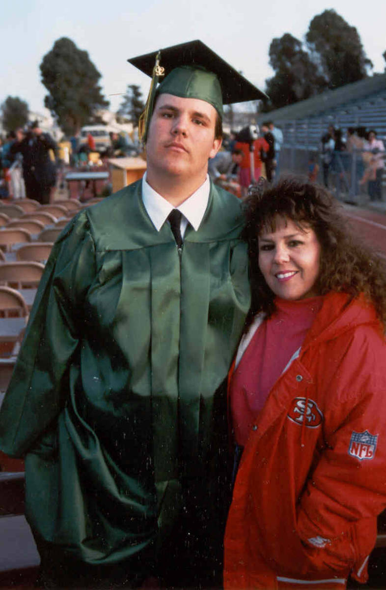 Gary Selby Jr. and his mother Stephanie. (Holly Bayol)