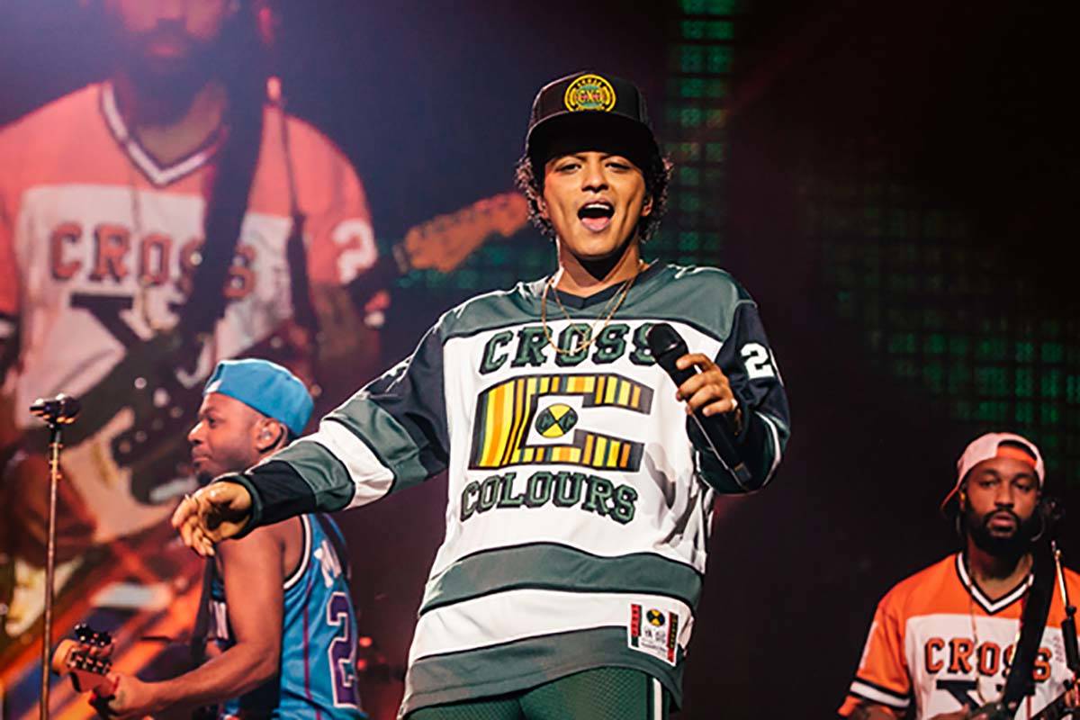 Bruno Mars returns to Park Theater in July. (MGM Resorts International)