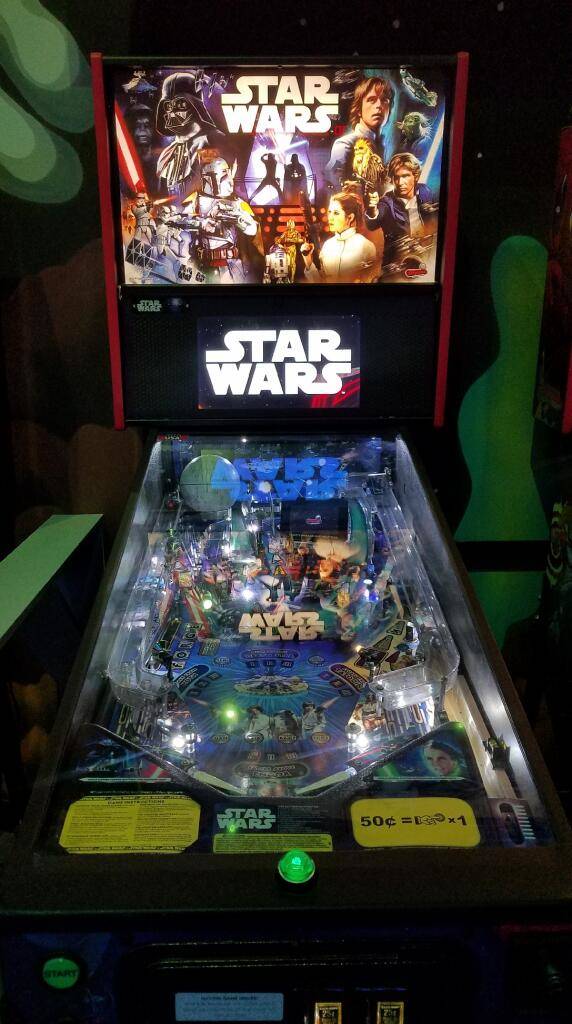 Fans can play Emporium Arcade Bar’s “Star Wars” pinball machine. (Emporium Arcade Bar)