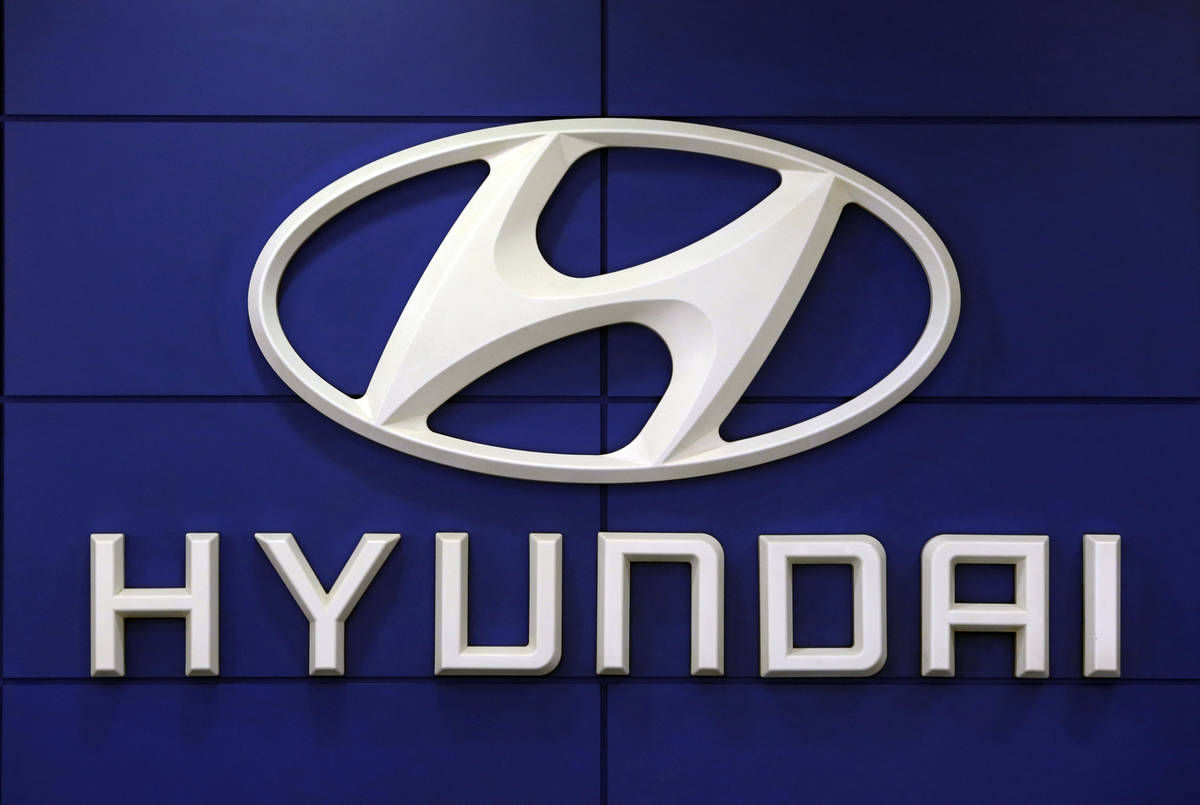 FILE - This July 26 2018 file photo shows the logo of Hyundai Motor Co. in Seoul, South Korea. ...