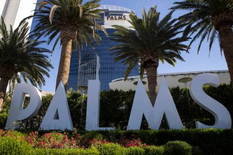 The Palms hotel-casino in Las Vegas, Tuesday, May 4, 2021. (Erik Verduzco / Las Vegas Review-Jo ...
