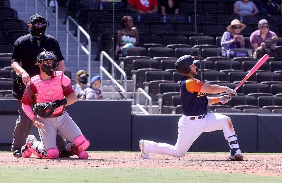 Several players wore pink equipment and jerseys in apparent honor of mothers during the game be ...