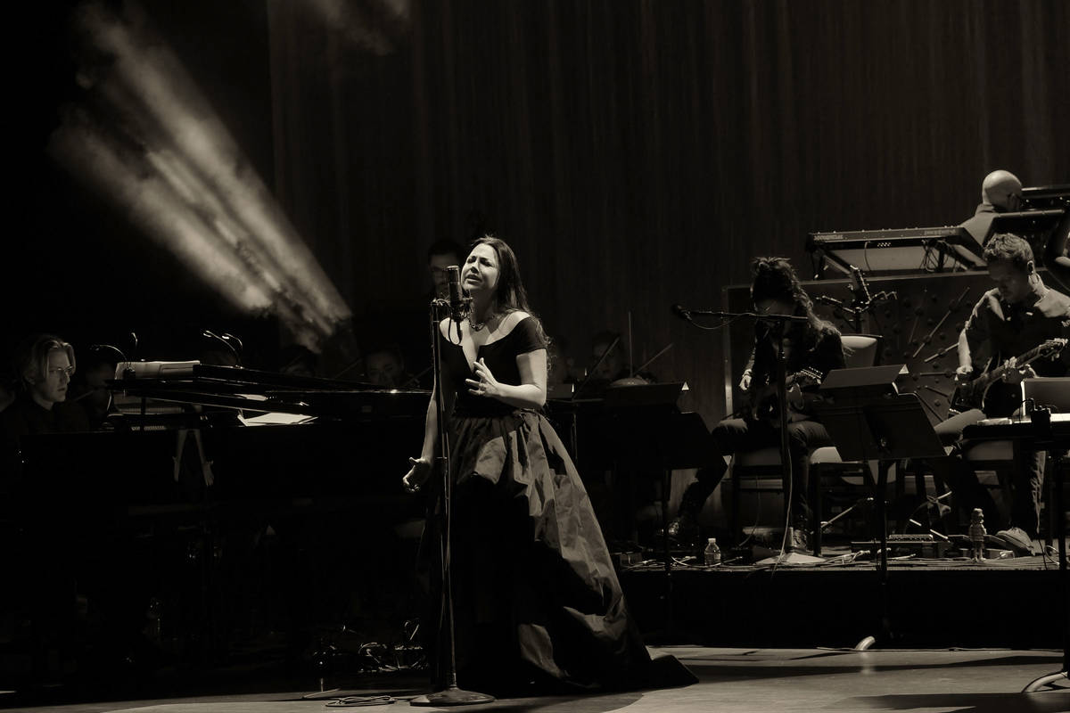 Recording artist Amy Lee of Evanescence performs as the band kicks off its tour in support of t ...