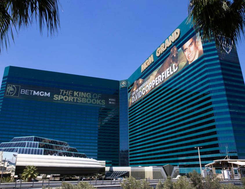 The MGM Grand photographed on Tuesday, April 27, 2021, in Las Vegas. (Bizuayehu Tesfaye/Las Veg ...