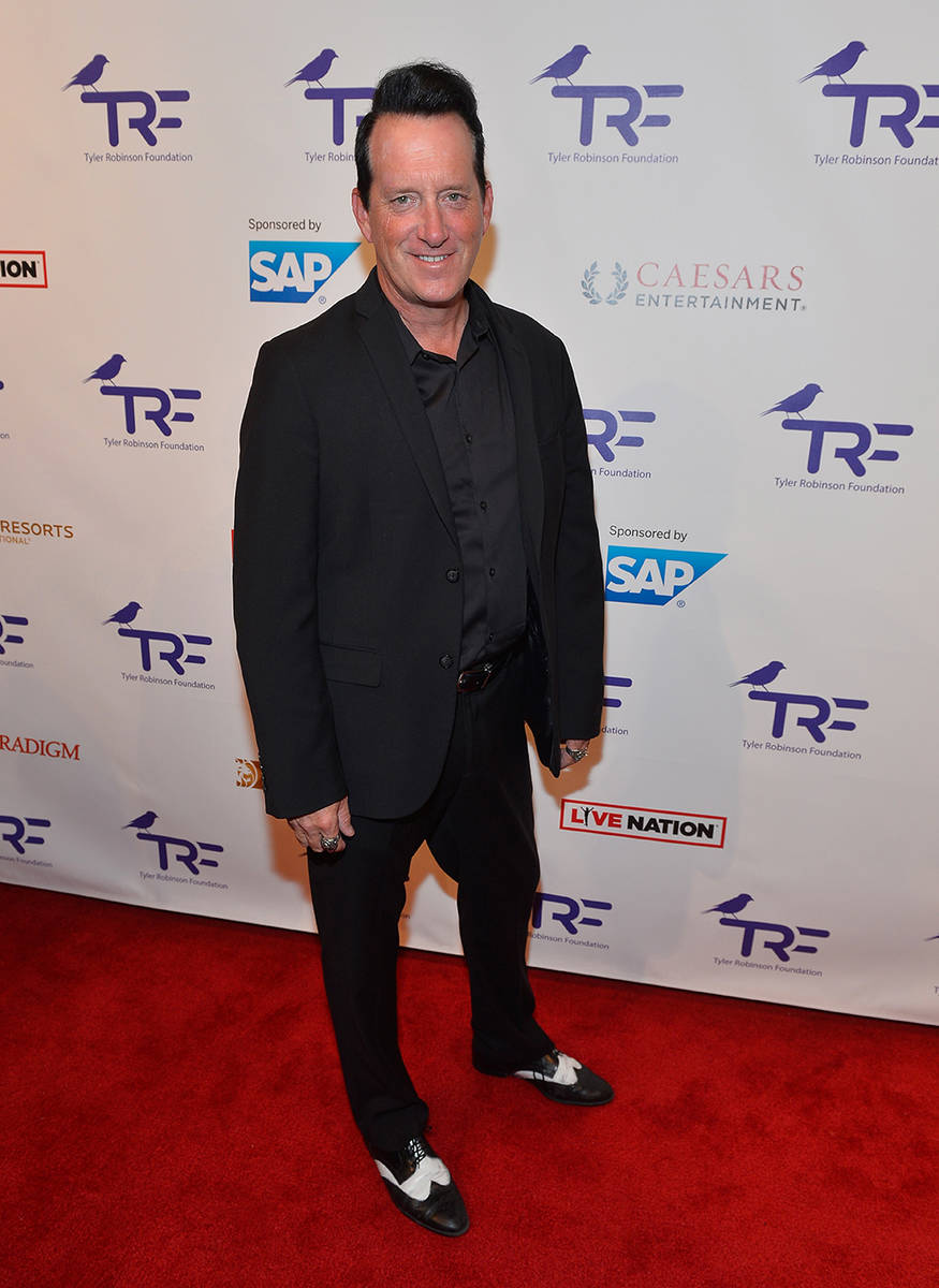 Hypnotist Anothony Cools arrives at the Tyler Robinson Foundation's fourth annual Believer Gala ...