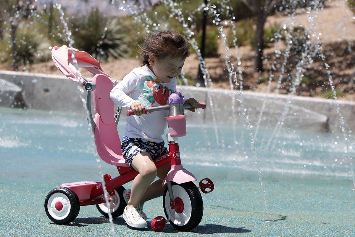Cooling off will be in order with the high expected to reach 98 in Las Vegas on Friday, May 14, ...