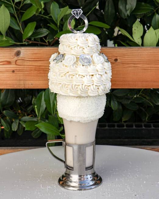 Wedding Cake Shake at Black Tap Burgers & Beer. (Black Tap)