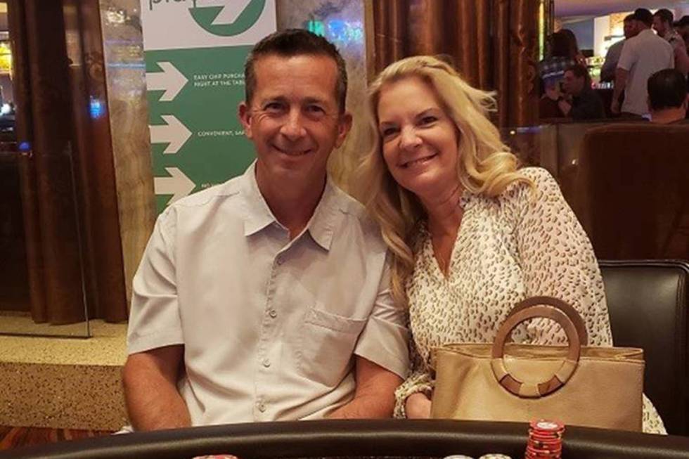 Christy and David Jones of Temecula, California, hit straight flushes at the same Ultimate Texa ...