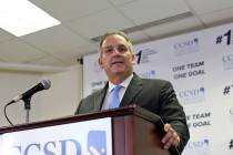 Clark County School Superintendent Dr. Jesus Jara. (Rachel Aston/Las Vegas Review-Journal) @roo ...