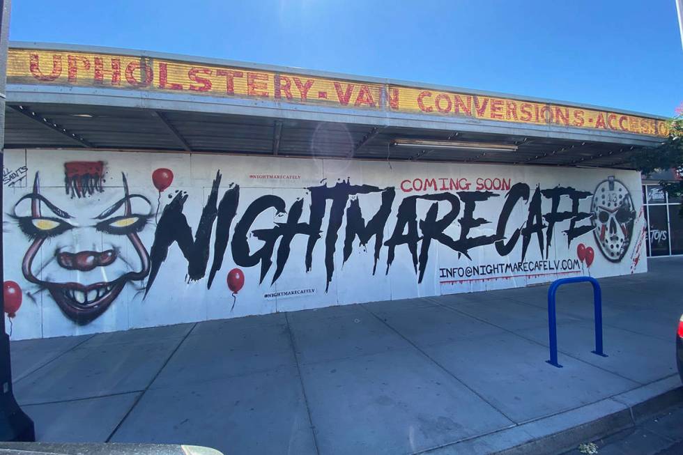 Nightmare Cafe is expected to open in late summer or early fall in the Las Vegas Arts District. ...