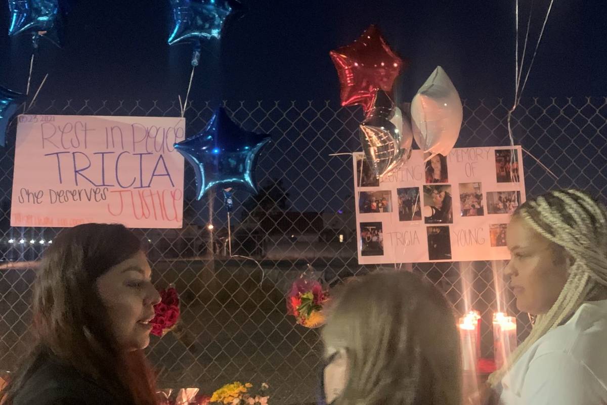 Relatives, friends and co-workers gather for a vigil late Monday to remember a first-grade teac ...