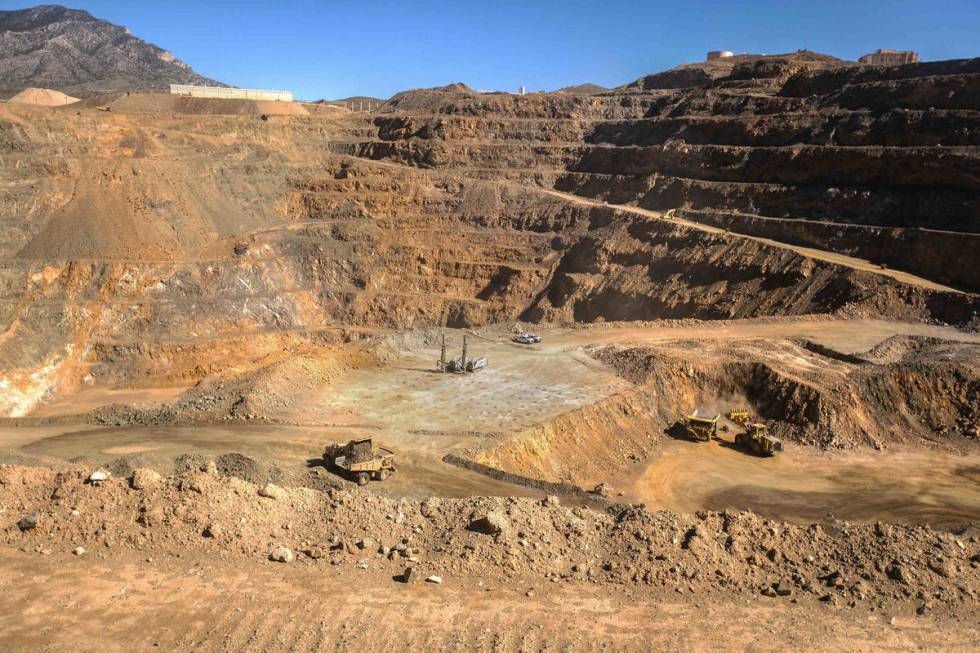 Las Vegas-based company MP Materials conducts mining operations on Thursday, April 29, 2021, at ...