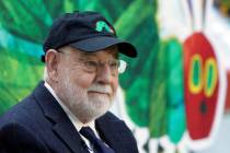 Author Eric Carle reads his classic children's book "The Very Hungry Caterpillar" on the NBC "T ...