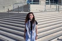 Annelise Friedman, 28, who was arrested by Las Vegas police at a protest for racial justice las ...