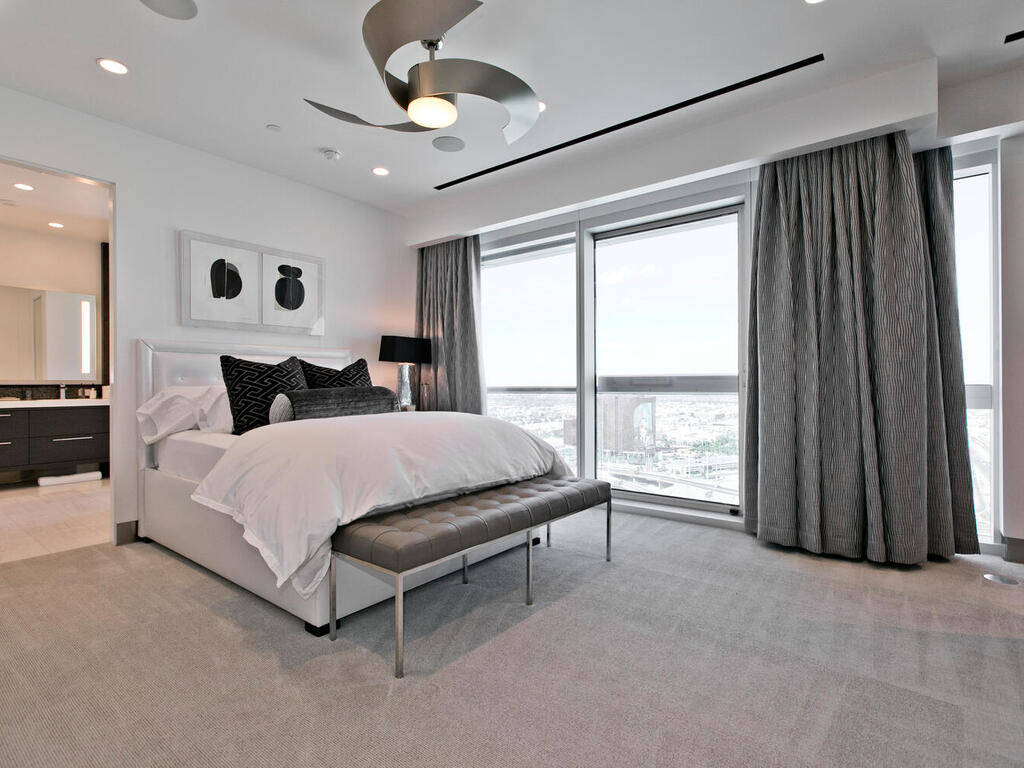 The penthouse has two master bedrooms. (Elite Realty)