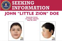 An FBI poster sent on Twitter about John "Little Zion" Doe on Saturday, June 5, 2021. (Twitter)