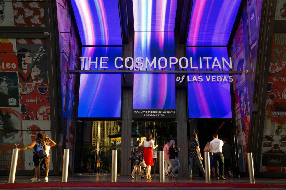 The Cosmopolitan of Las Vegas on Wednesday, June 9, 2021 in Las Vegas. The Las Vegas Strip prop ...