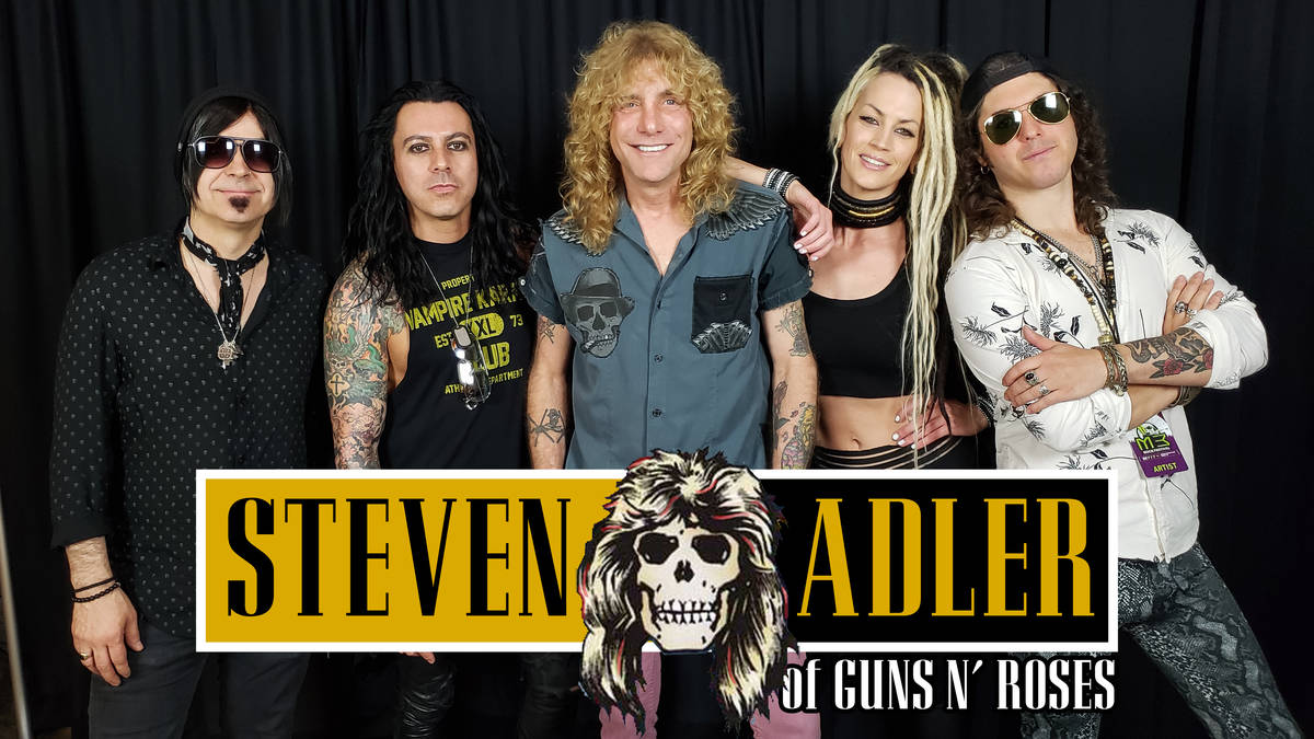 Former Guns N' Roses drummer Steven Adler is part of the 2021 Downtown Rocks free-concert serie ...