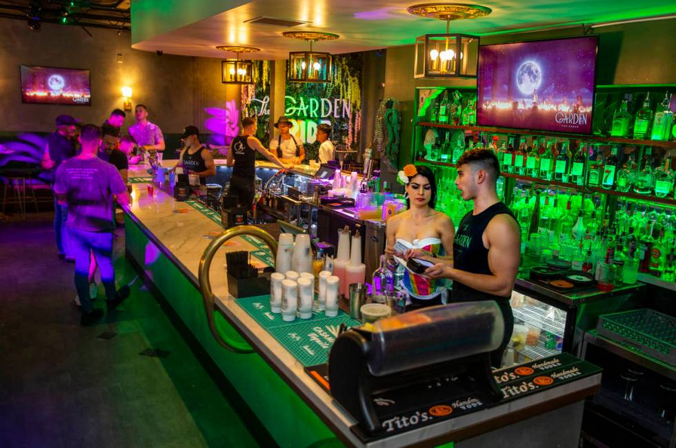 Alternative lifestyle bar The Garden celebrates its one year anniversary with a red carpet, a l ...