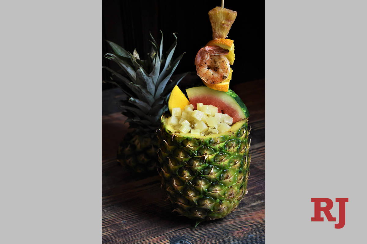 The Big Pineapple Island at Virgil's Real Barbecue. (Virgil's)