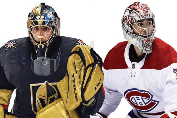Marc-Andre Fleury, left, Carey Price, right.
