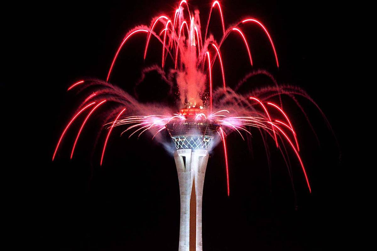 The Strat announced Tuesday that it would have a fireworks display on the Fourth of July. (Las ...