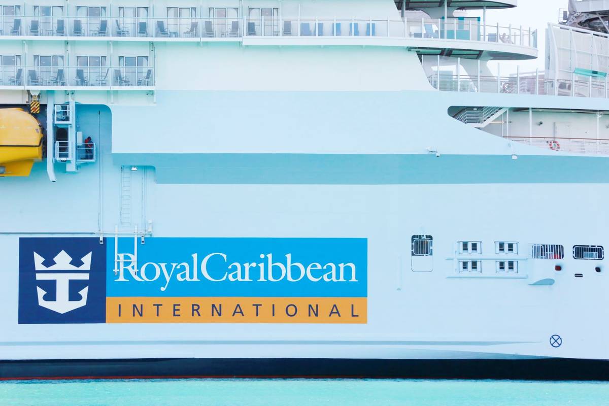 Royal Caribbean International cruise ship is docked at PortMiami in March 2020. (AP Photo/Brynn ...
