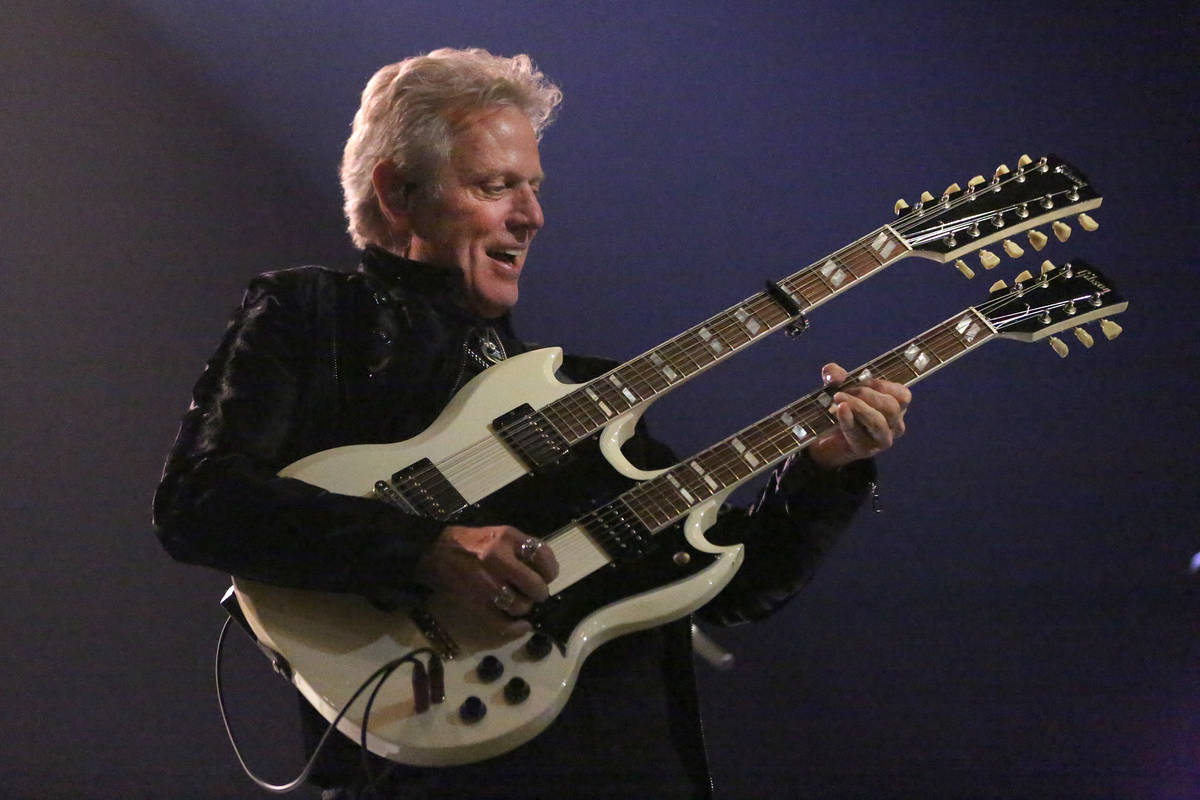 Don Felder, formerly of the Eagles, performs Hotel California as part of the "Styx & Don Felder ...