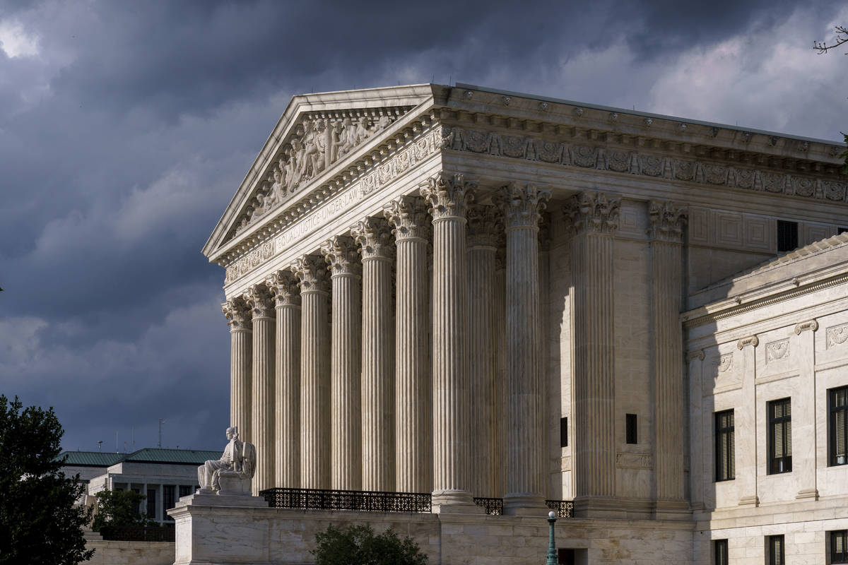 FILE - This June 8, 2021 photo shows the Supreme Court in Washington. (AP Photo/J. Scott Applew ...