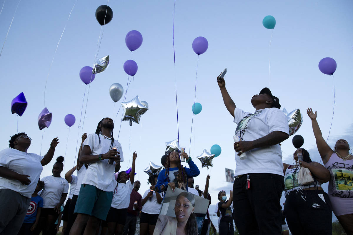 Loved ones of 18-year-old Shania James, who was shot and killed in Las Vegas last week, release ...
