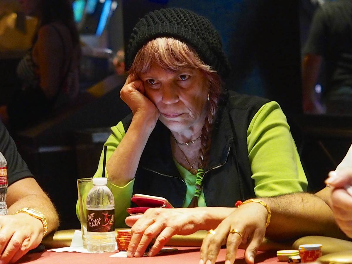 Barbara Enright plays in a World Poker Tour event at the Aria in an undated photo. (World Poker ...