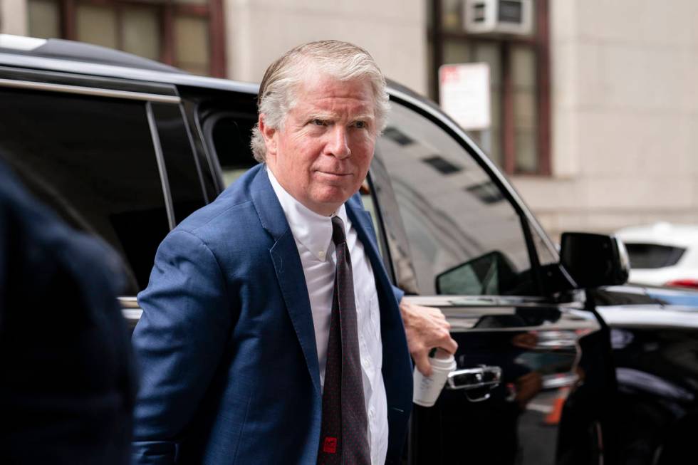 Cyrus Vance Jr., New York County District Attorney, arrives at New York State supreme court, Th ...