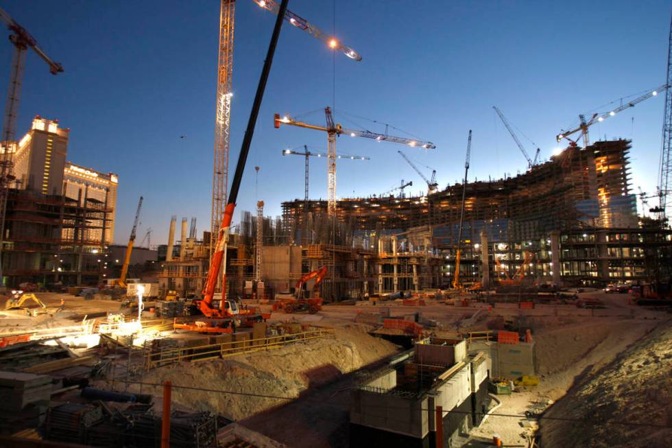 CityCenter is under construction on the Las Vegas Strip on July 12, 2007. (Las Vegas Review-Jou ...