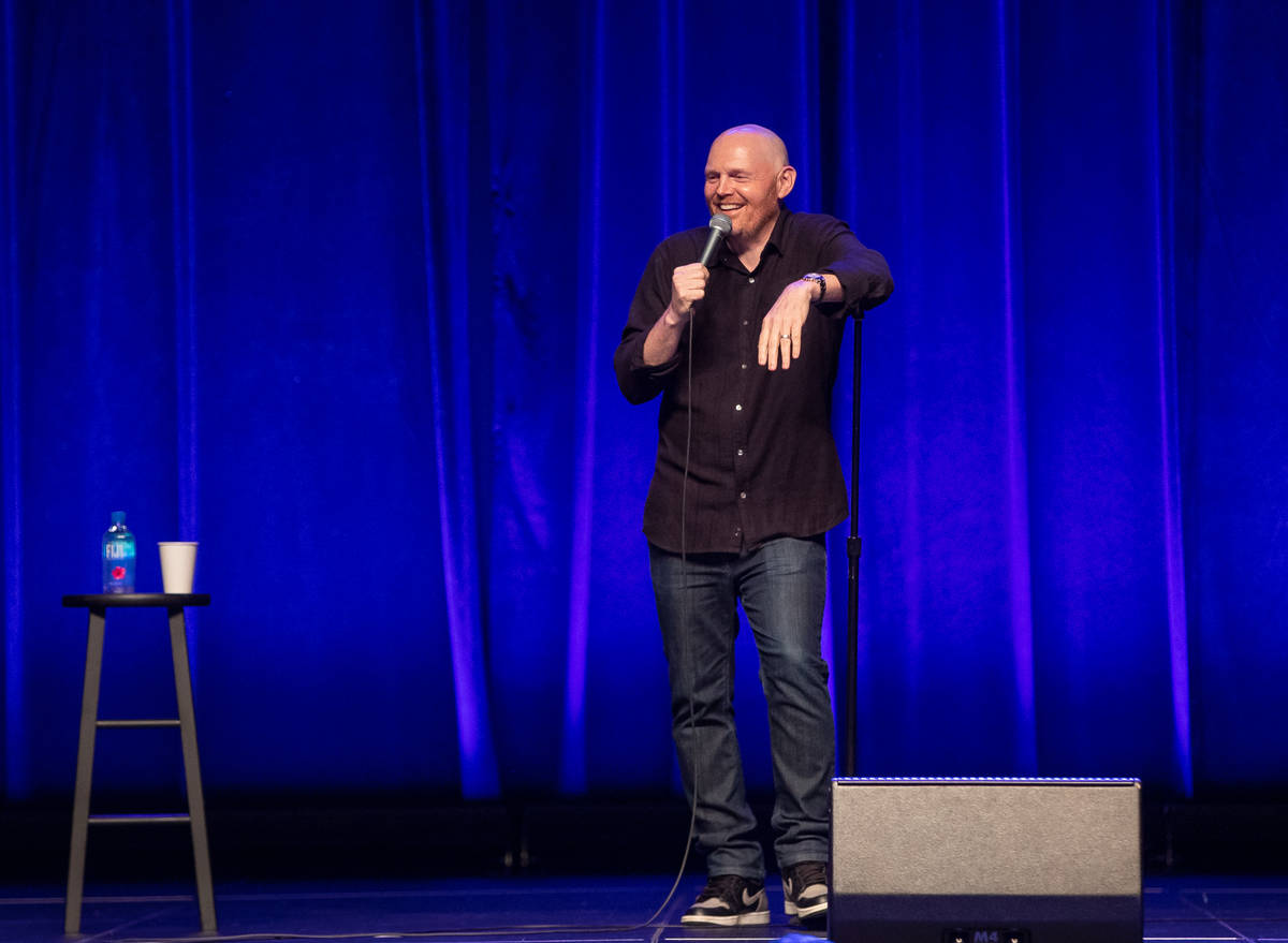 Bill Burr is shown performing at the Chelsea at the Cosmopolitan of Las Vegas on Friday, July 2 ...