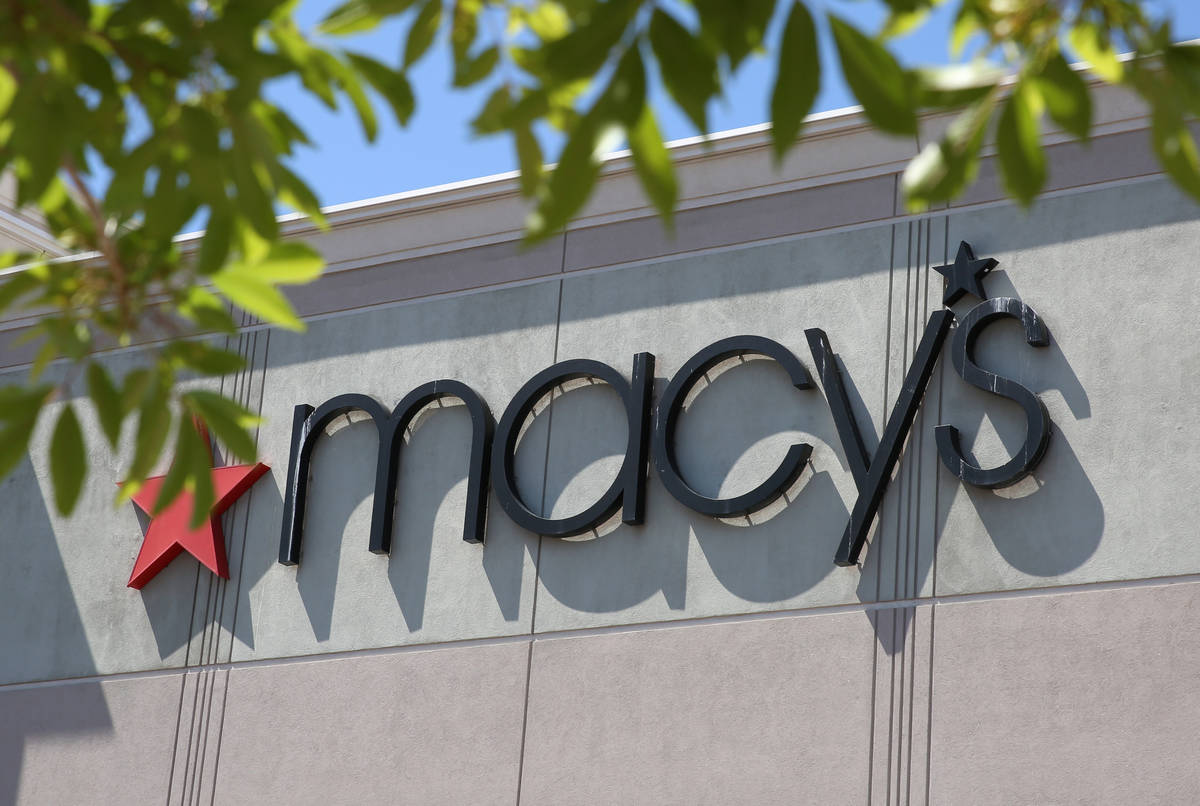 Macy's department store in Henderson is shown. Macy’s announced Tuesday, July 6, 2021, that t ...