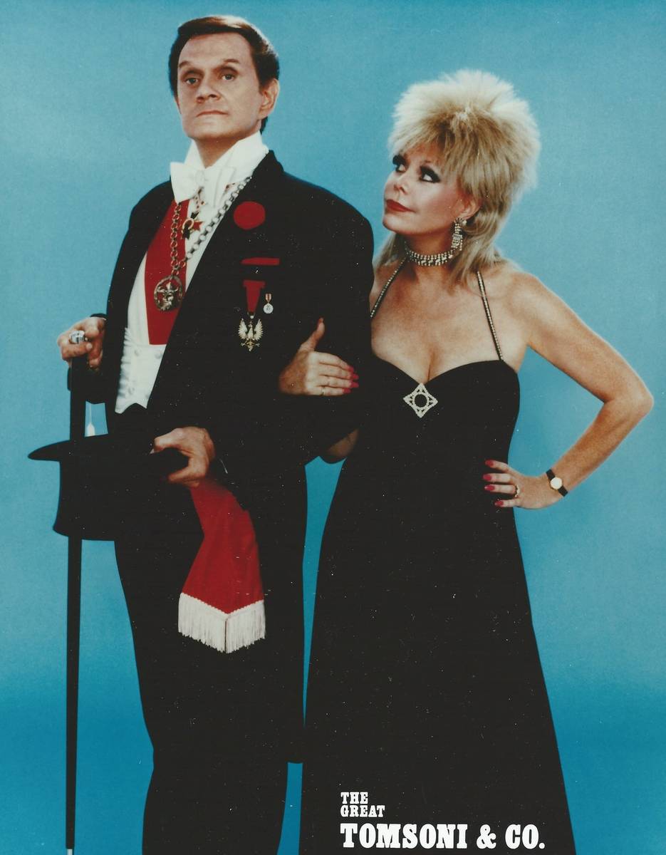 Johnny Thompson and Pam Thompson are shown in a promotional photo from the 1970s. (Lance Burton)