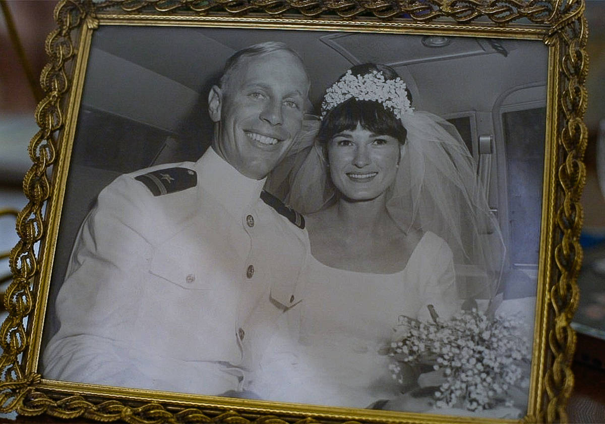 Judy and Gary Robinson on their wedding day in 1966. Judy was diagnosed with early-stage Alzhei ...