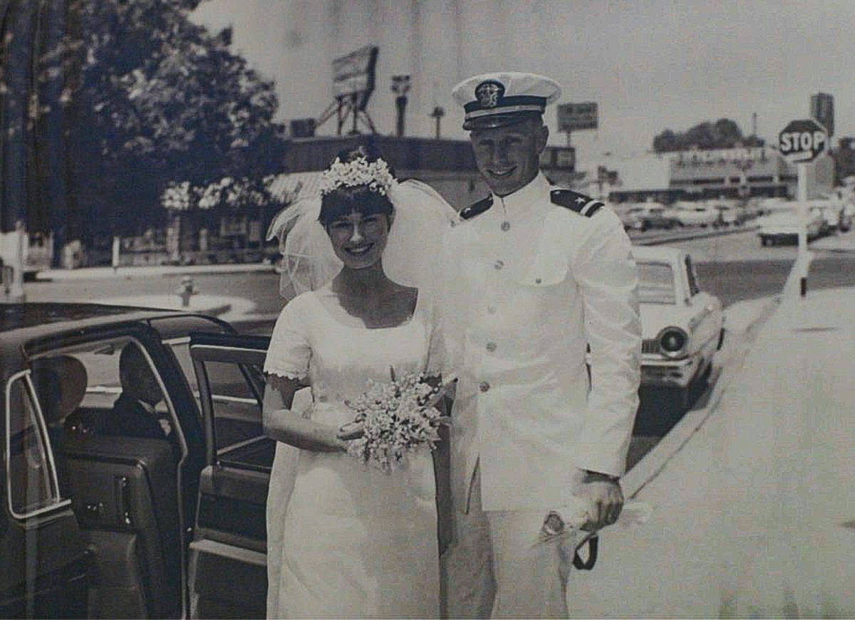 Judy and Gary Robinson on their wedding day in 1966. Judy was diagnosed with early-stage Alzhei ...