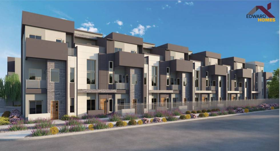 Edward Homes plans to develop Thrive, a 43-unit townhouse complex in the Summerlin area of Las ...