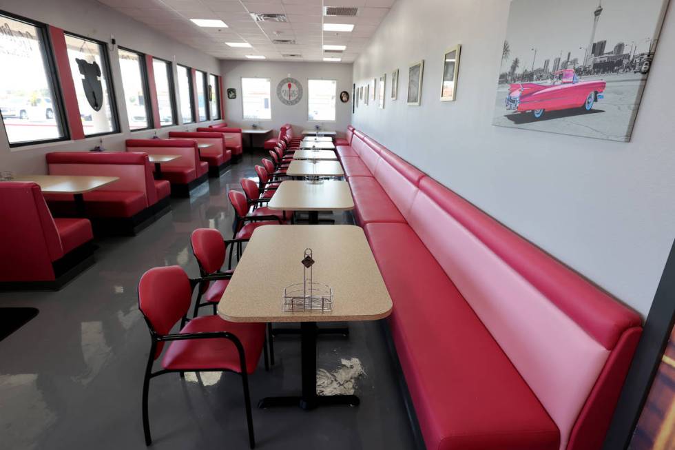 Vickie’s Diner, at its new location in the Commercial Center at 953 E. Sahara Ave. in Las Veg ...