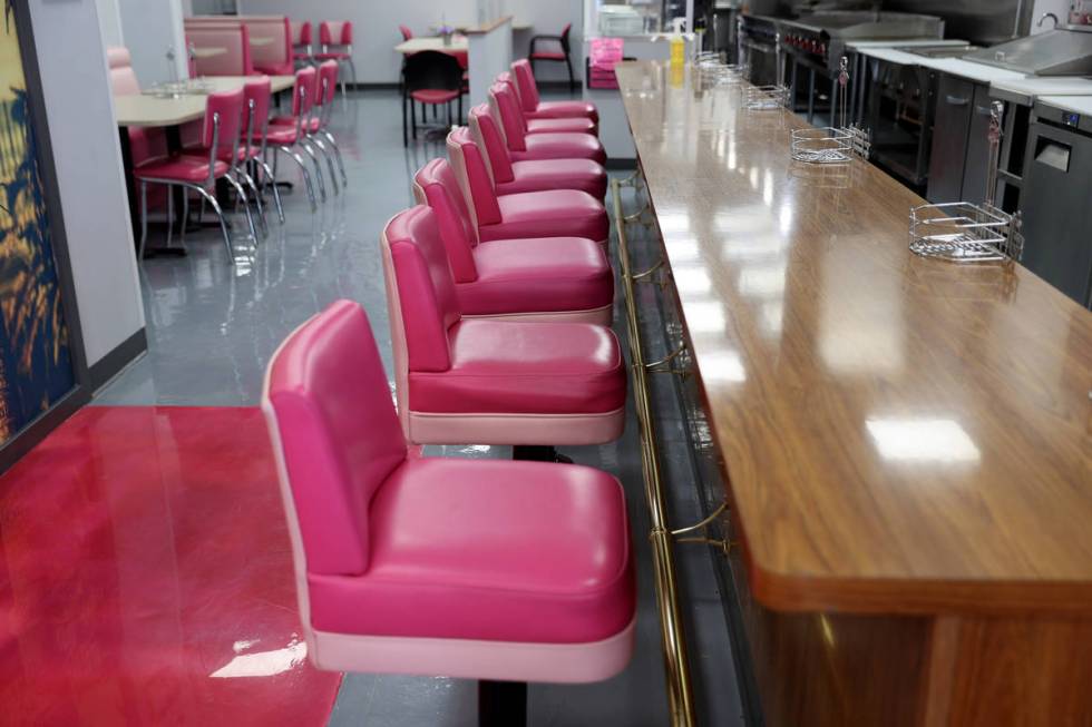 Vickie’s Diner, at its new location in the Commercial Center at 953 E. Sahara Ave. in Las Veg ...