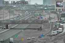 A stretch of Interstate 15 in the south valley was closed Wednesday afternoon because of police ...