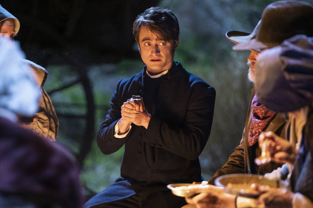 Daniel Radcliffe stars in "Miracle Workers: Oregon Trail." (Tyler Golden/TBS)