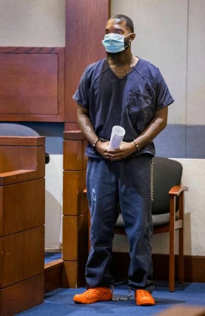 Sidney Deal appears in court on Oct. 8, 2020, at the Regional Justice Center in Las Vegas for a ...