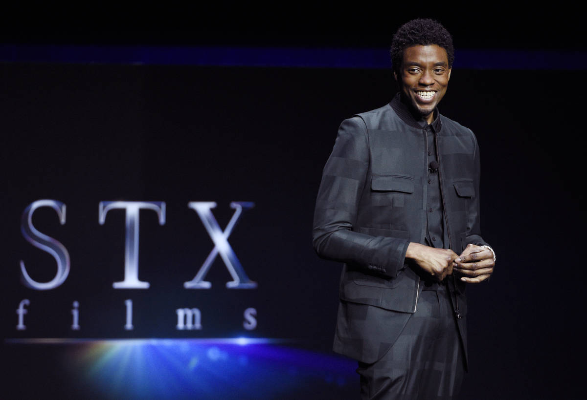 Chadwick Boseman, a cast member in the upcoming film "21 Bridges," discusses the film ...