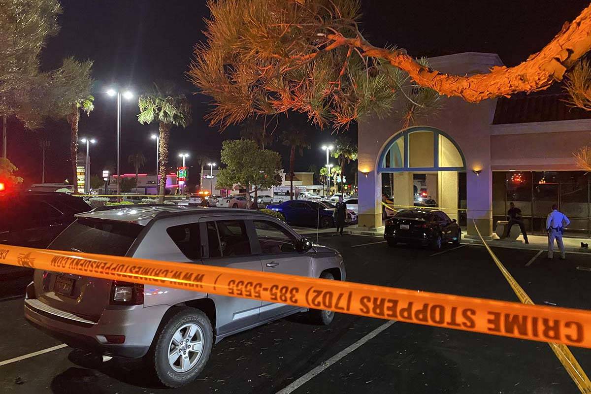 Las Vegas police are investigating a fatal stabbing at a west Las Vegas hookah lounge on West S ...